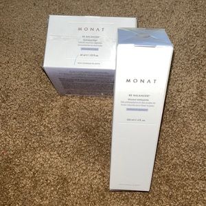 NIB Monat Be Balanced Foamy Cleanser and Moisturizer